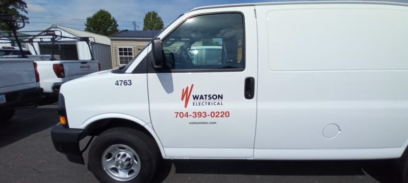 CharlotteNC_Install09_QCSigns_07.12.2022 | Mercury Signs, Inc. | Mercury Signs, Inc. Fleet graphics for Watson Electrical