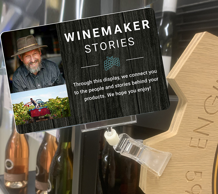 Winemaker Stories Displays