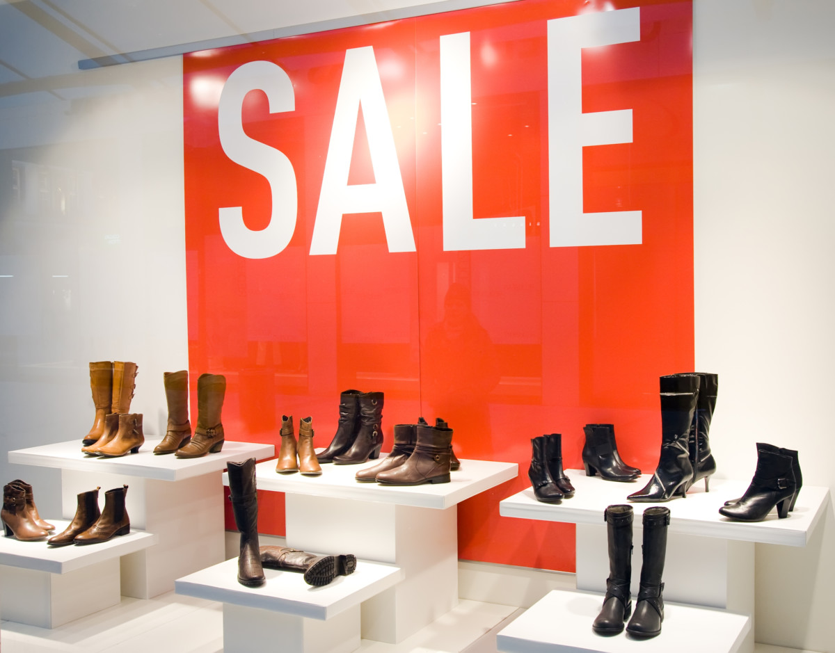 Shoes Retail Sale Display