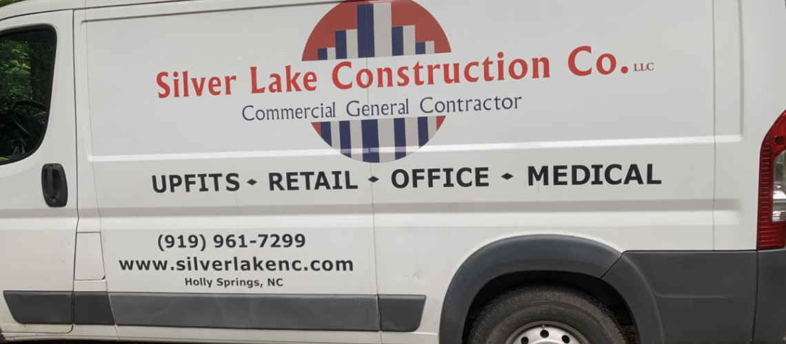 Silverlake Construction Fleet Van Graphics