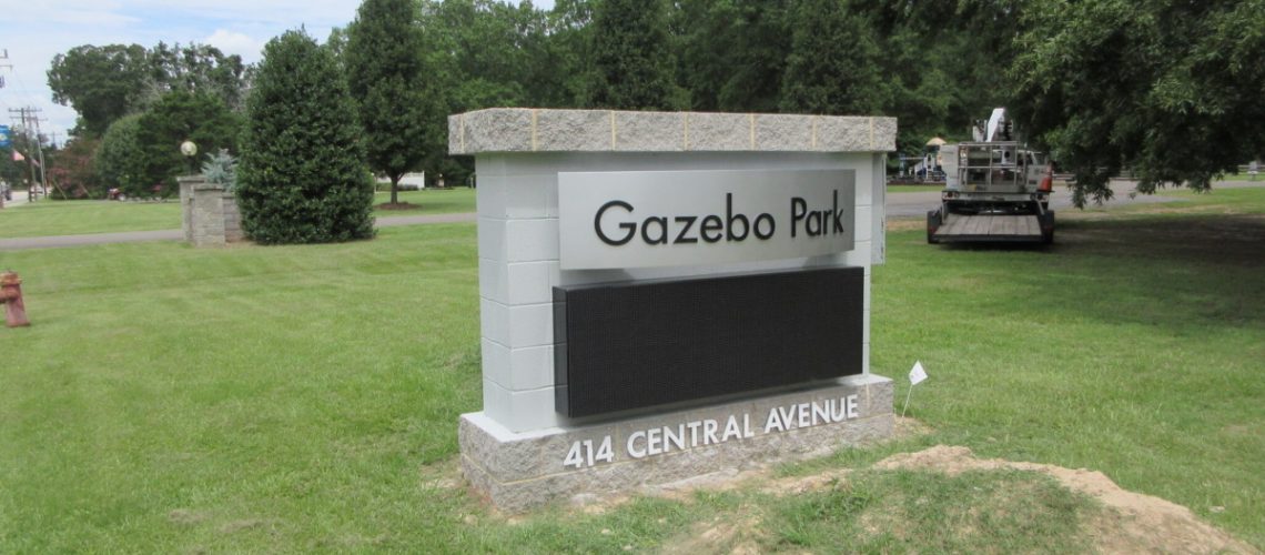 Town-of-Butner-Gazebo-Park-Sign-with-Digital-Display-04
