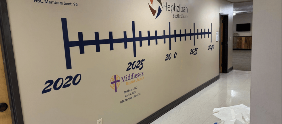 Wall murals in an office space featuring custom designs that enhance interior aesthetics while promoting brand identity.